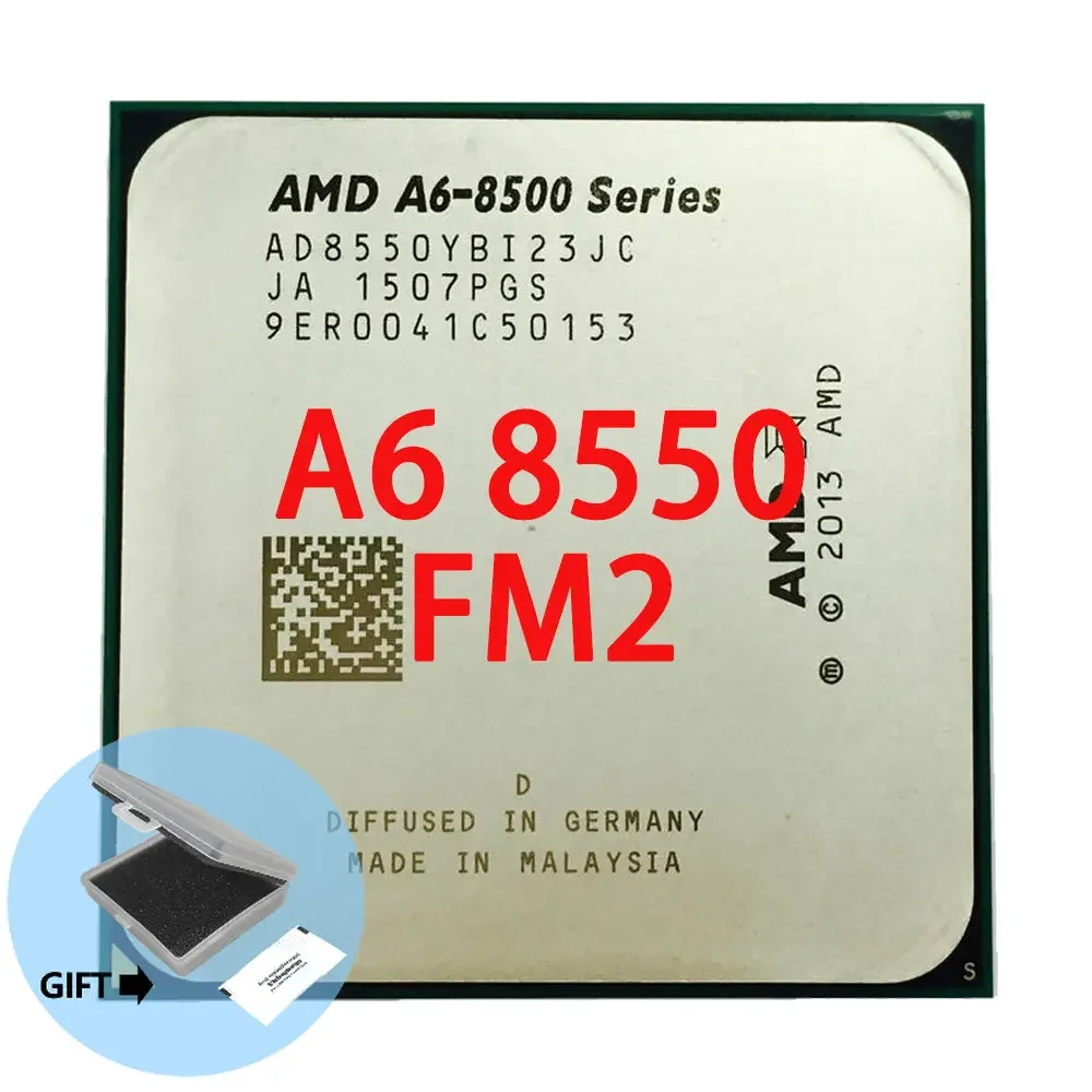 AMD A6-Series A6-8550 A6 8550 A6 8500B 3.7 GHz Quad-Core CPU Processor AD8550YBI23JC/AD855BYBI23JC Socket FM2+