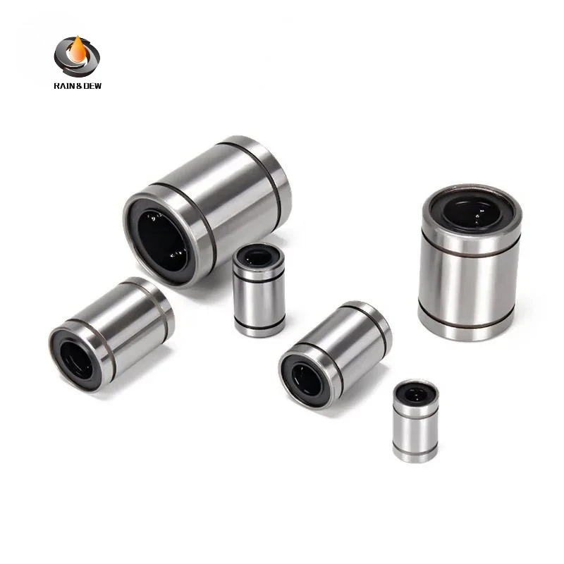 1/2P Linear Bearing LM3UU LM4UU LM5UU LM6UU LM10UU LM20UU 6mm 8mm 10mm 12mm 20mm For 3D Printer CNC DIY Slide Guide Precision