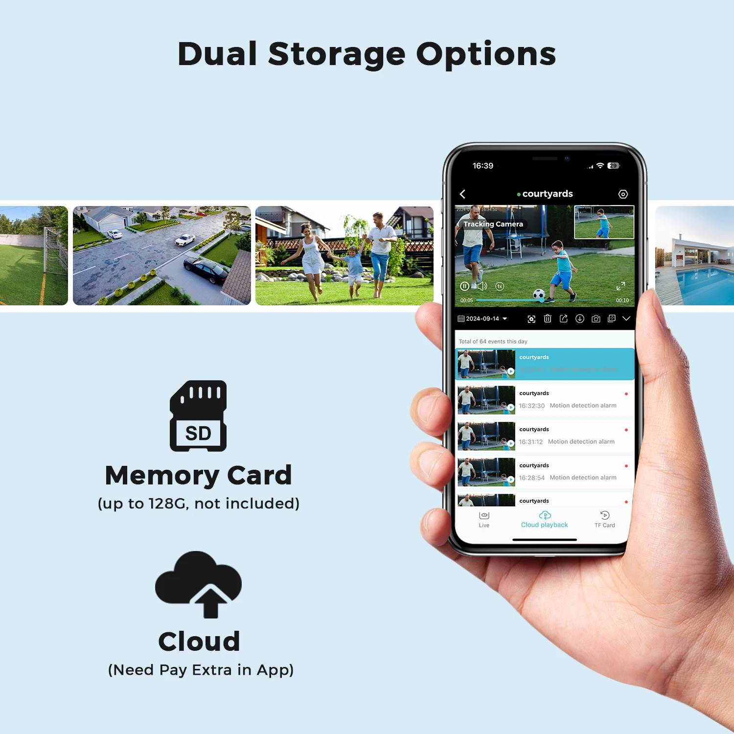 10MP Security Wifi Camera 8K HD Dual Lens PTZ IP Camera 10X Digital Zoom Human Detection 5Ghz/2.4Ghz WiFi Home Security Camera