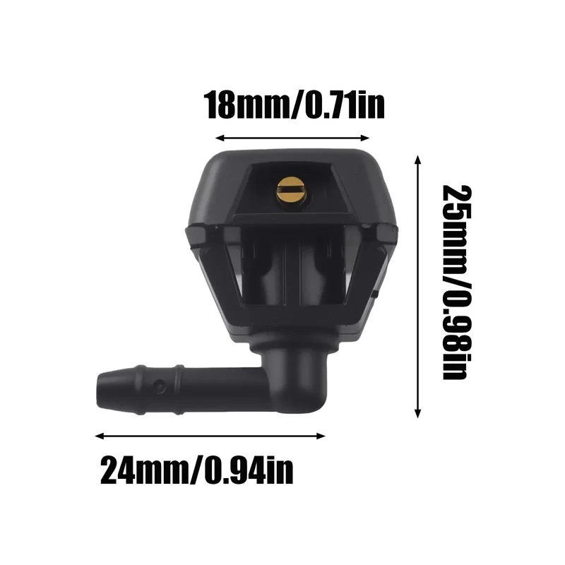 735277664 2PCS Applicable to the old Fiat windshield spray nozzle to clean the wiper nozzle 735 2776 64 6438.J0 6438J0