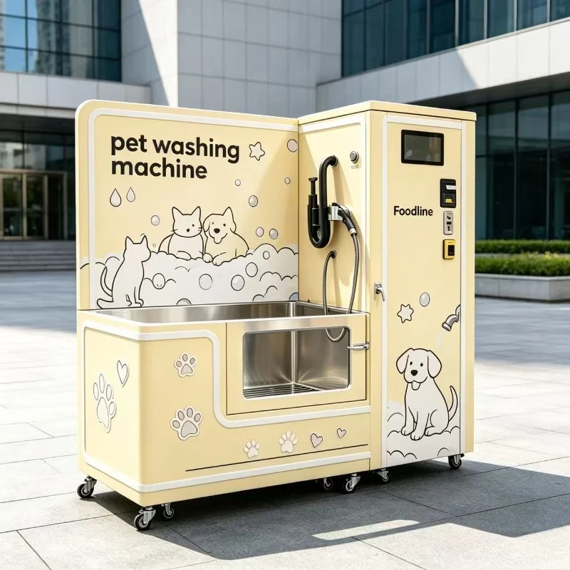 FL Customized size Pet dog washing machine Self-service pet cleaning Vending machine Convenient grooming experience