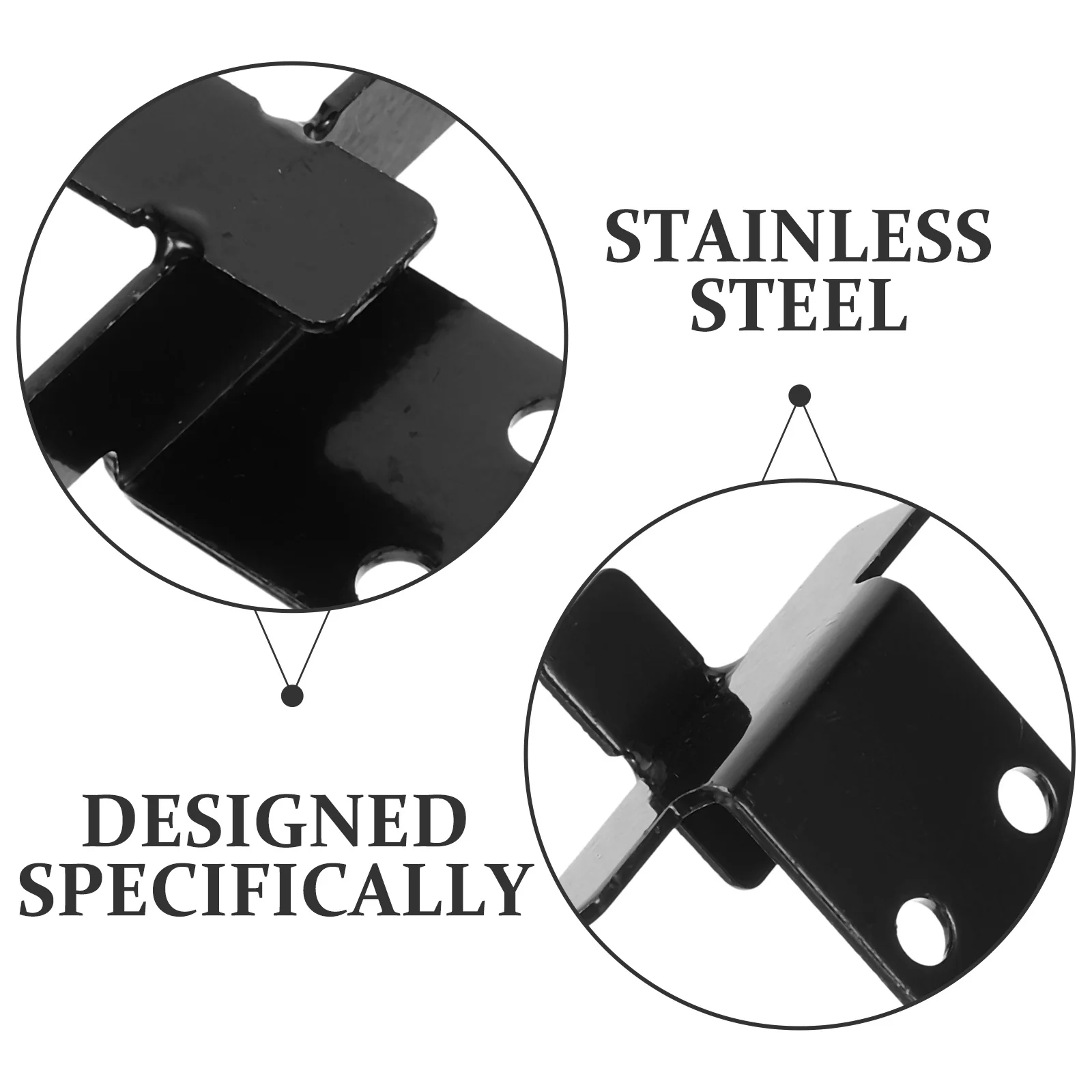 

6Pcs Tile Display Holder Wall Hook Stainless Steel Double Hole Utility Hook Heavy Duty Mirror Brackets Wall Mount