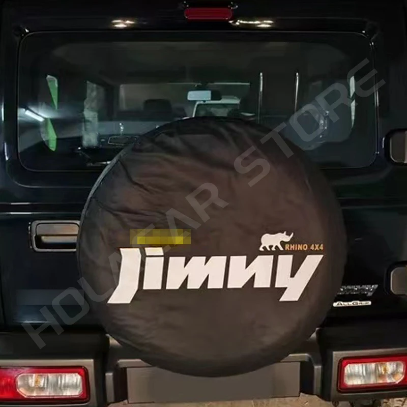 15inch Spare Tire Cover Spare Wheel Protector for Suzuki Jimny Sierra JB64 JB74 Jimny Gen 4 Accessories 2019 2020 2021 2022 2023