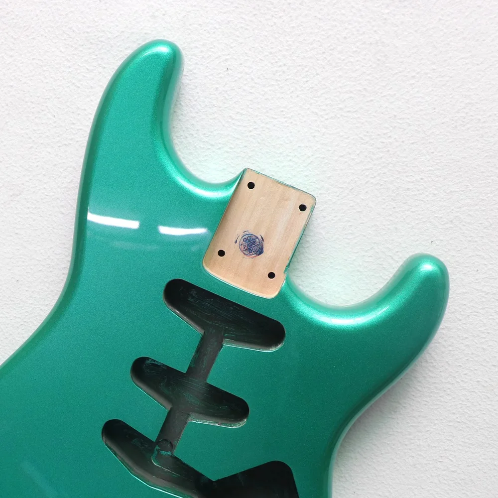 ST electric guitar body metallic green alder bright imported red sunwood 3 single electric guitar barrel