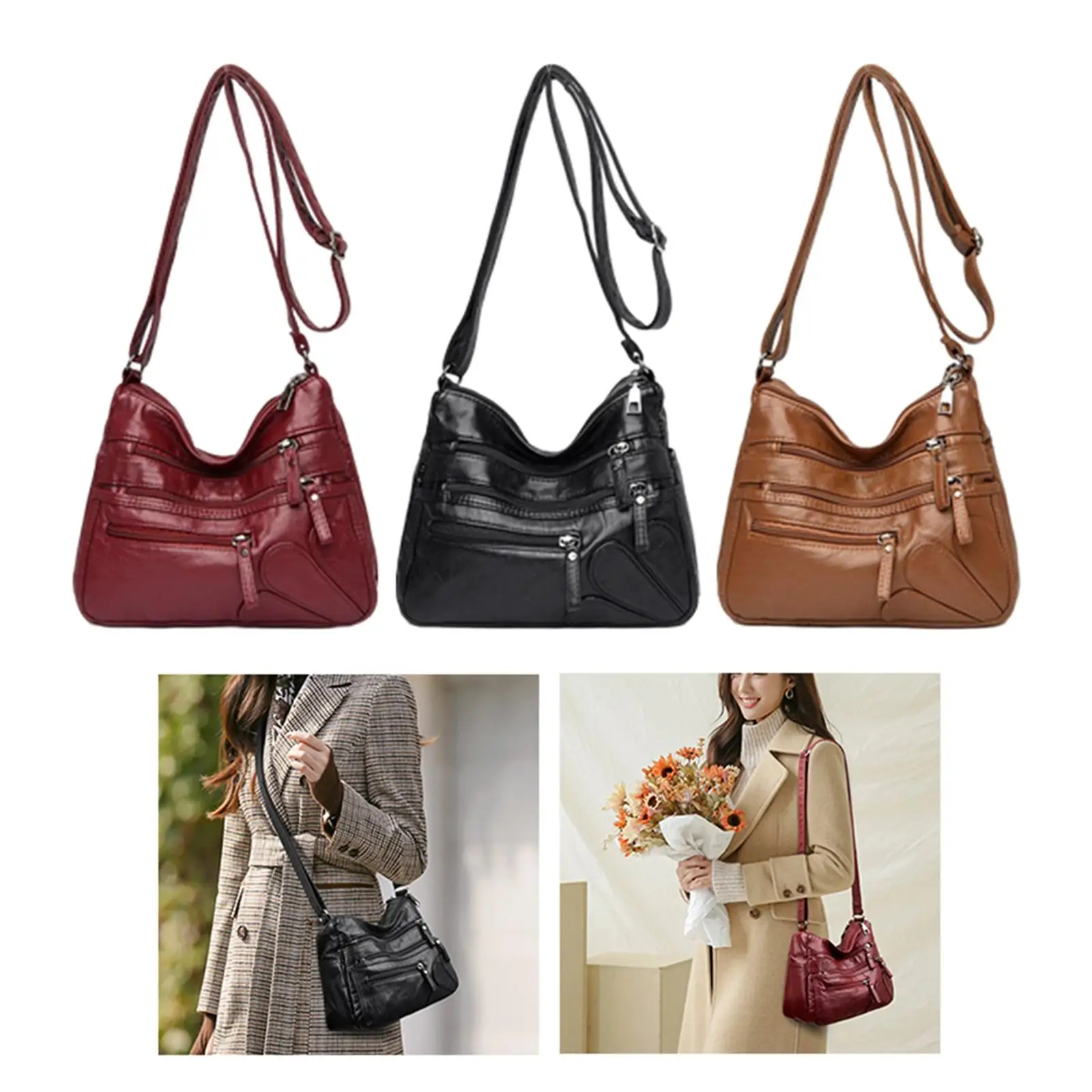 Women Shoulder Bag, Bags Handbag Purse Casual Lightweight Large Capacity Fashion Tote Backpack for Travel Mini Umbrella