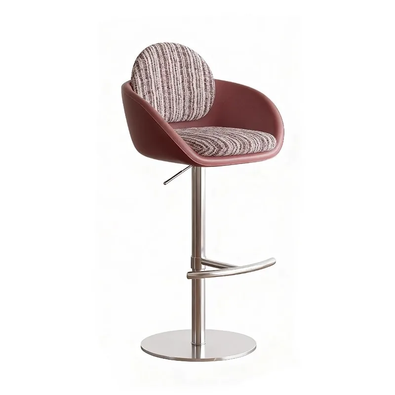Italian minimalist bar chair, guest restaurant home island chair