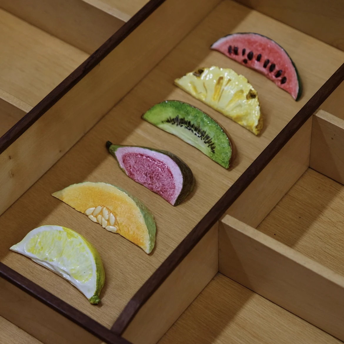 6pcs French Mushroom Chopstick Cutlery Holder Colorful Resin Knife Fork Spoon Coaster Holder Mushroom Umbrella Vintage  Ornament