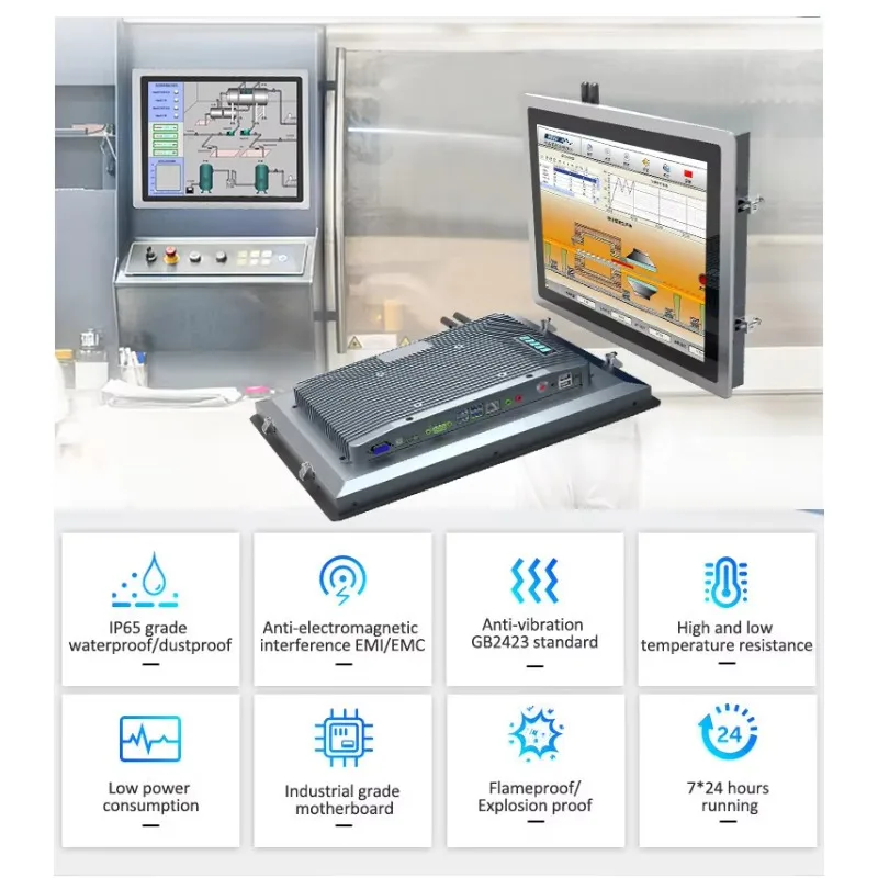 【Nuevo】 Panel PC Android con pantalla táctil Industrial de 19 pulgadas con RS232 WIFI USB LAN quiosco de resolución 1028*1024 industrial integrada