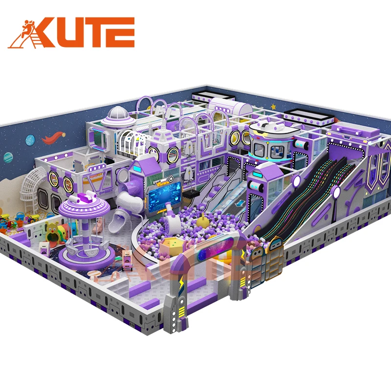 

Детские игровые решения в помещении, индивидуальная коммерческая детская космическая тема, большая горка, оборудование для игровой площадки в помещении с шариковым бассейном