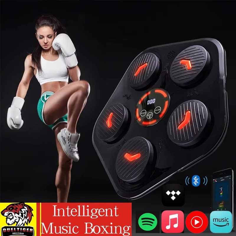 New Smart Music Boxing Machine Adult/Children Sports Fitness Boxing Trainer Home Exercise Response Training Boxing Wall Target