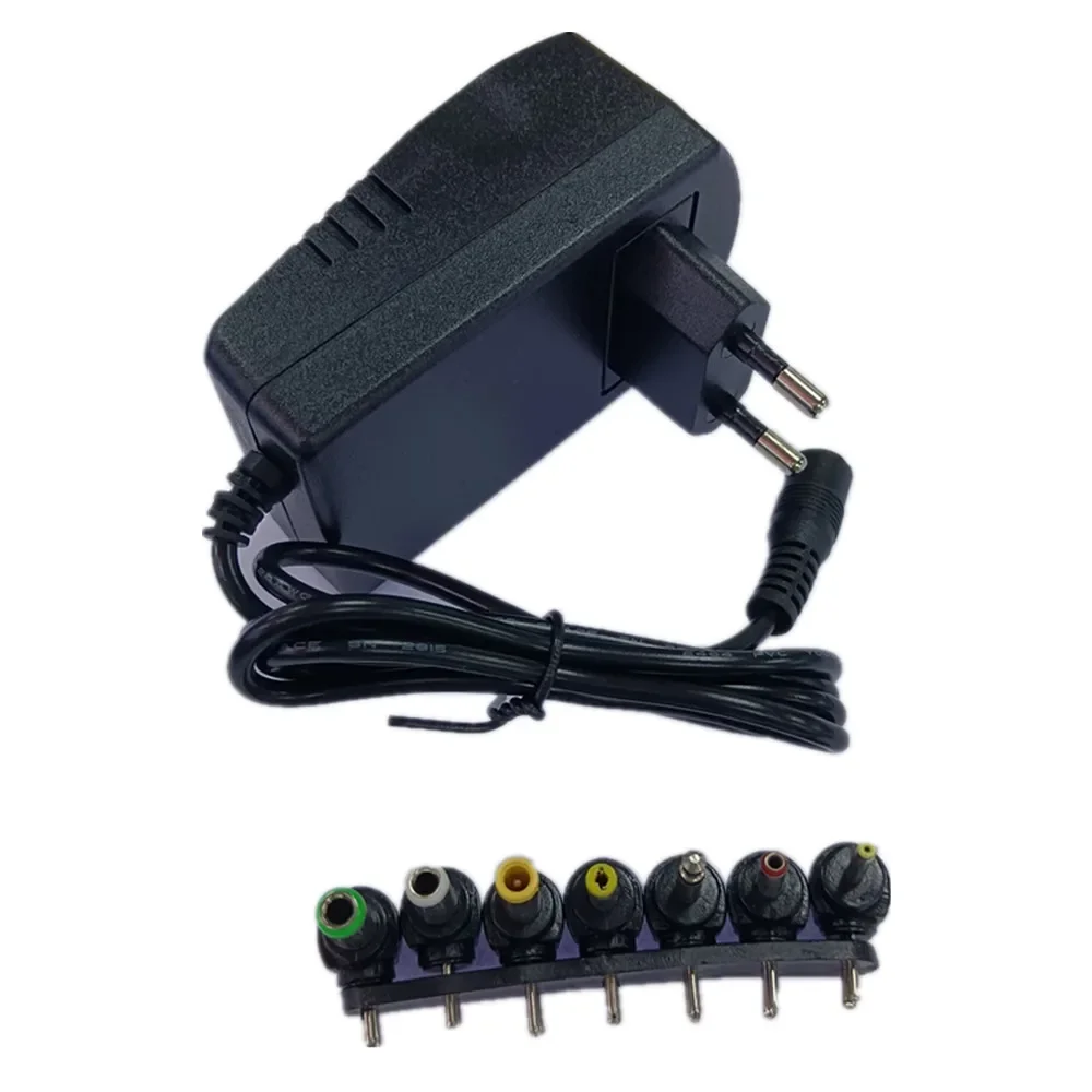 

Universal power Supply adapter Multi 3V 6V 9V 12V Power Supply Adapter 3 6 9 12 V Volt Converter Cable 7 Plugs Adapters 3A 30W