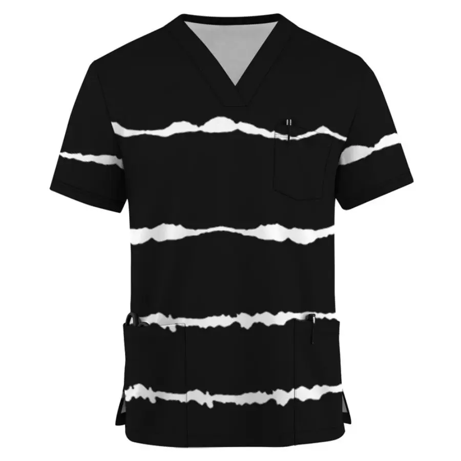 

Summer men's protective clothing, short sleeved, thin, breathable, sweat absorbing, quick drying, hospital nursing home nursing