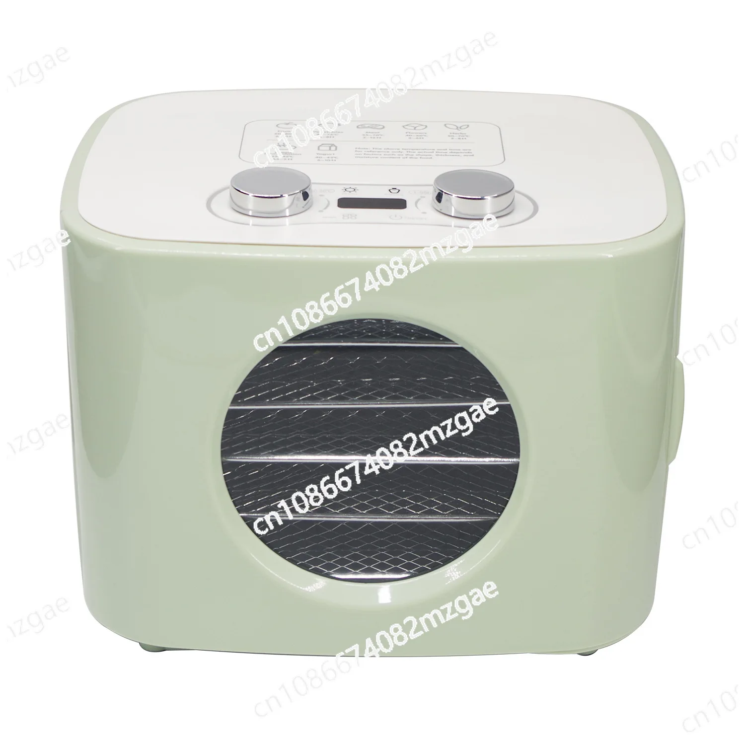 Metal Trays Food Dehydrator Fruits Dryer with Brewing Function Digital LED Display For Herbs, Meat,Vegetable