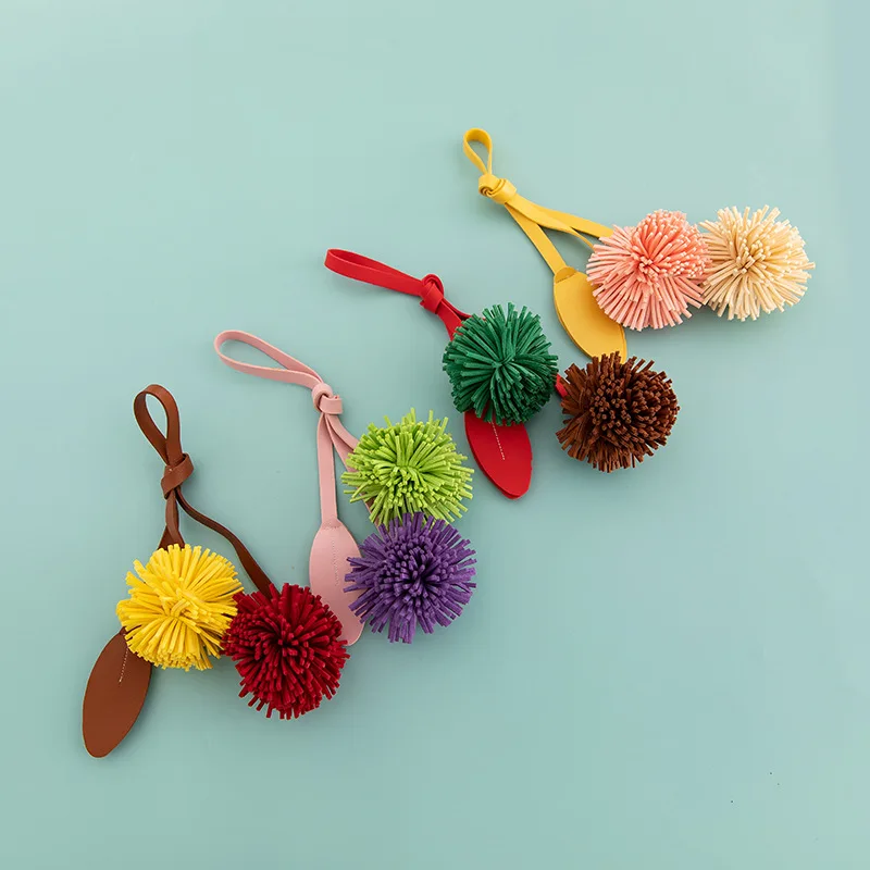 

Сумка с цветочным шариком, подвеска для женщин, модная высококачественная прочная сумка с украшением изысканного мастерства, аксессуары