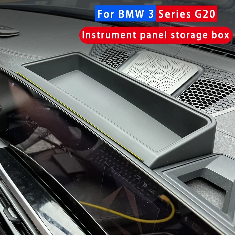 

For BMW 3 Series G20 Center Console Armrest Storage Box Car Center Console Dash Tray Storage Box Interior Accessories