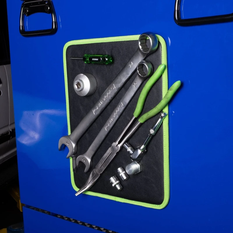3PCS Flexible Magnetic Tool Mat Non-Slip Magnetic Tool Tray Holder with PVC Protection for Garage Workshop Auto Repair Tools