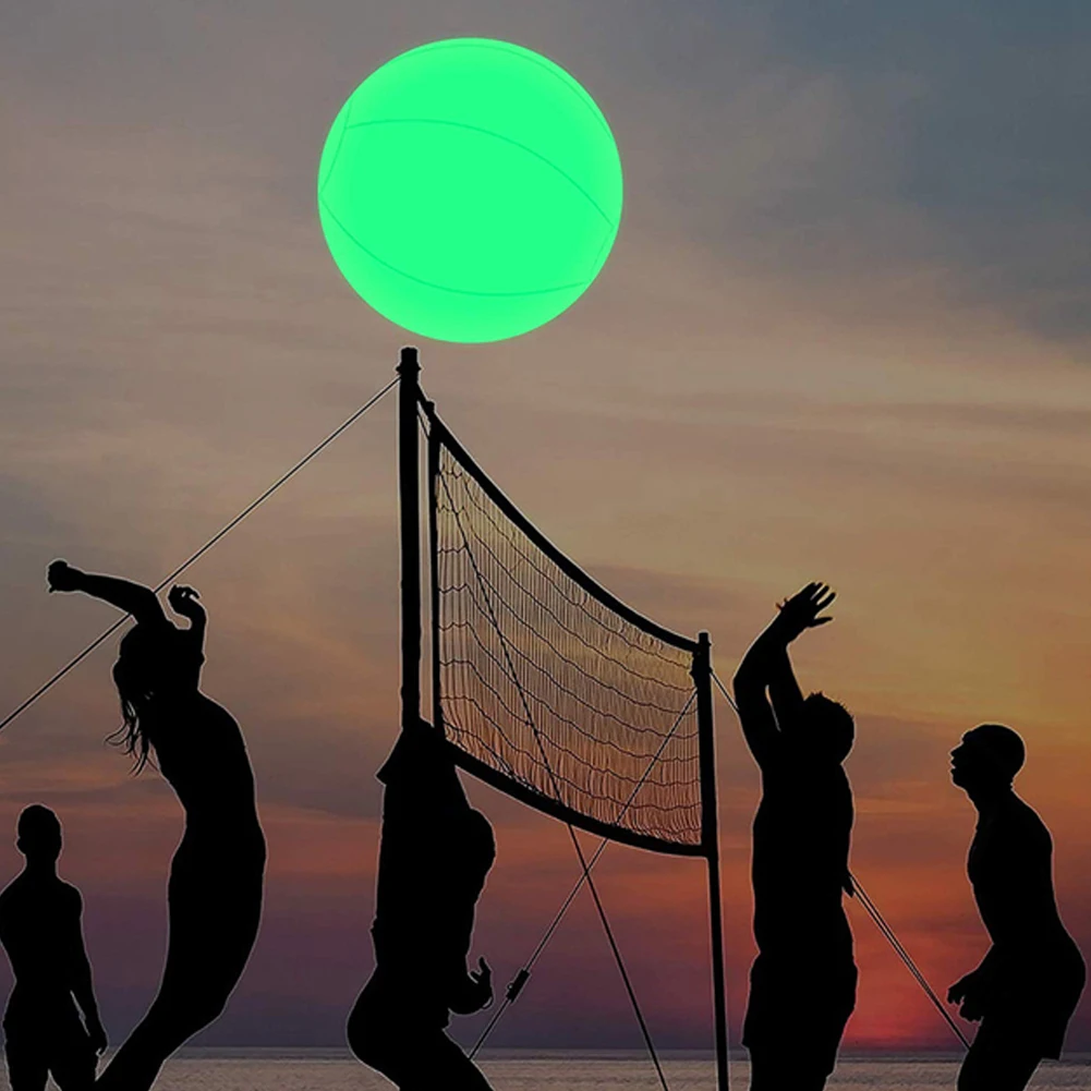 빛나는 탱탱볼 리모컨 LED 빛나는 풍선, 16 색 LED 빛나는 풍선, 해변 풍선, 생일 파티 장식