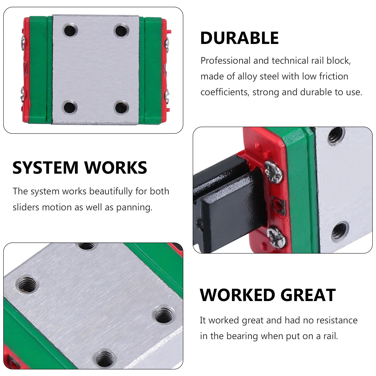 

Линейный направляющий блок из легированной стали, миниатюрный, для полупроводникового оборудования, прецизионных машин, линейный подшипник-слайдер