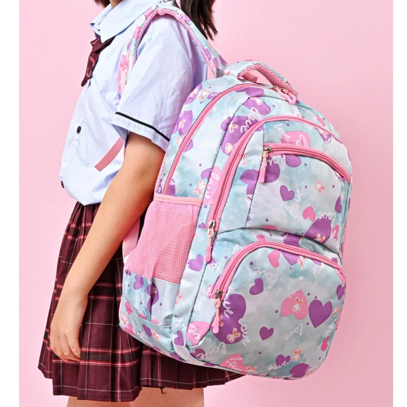 Lindas mochilas escolares de gran capacidad para estudiantes de escuela primaria, mochilas de libros ligeras para niños y niñas, mochilas Kawaii para adolescentes