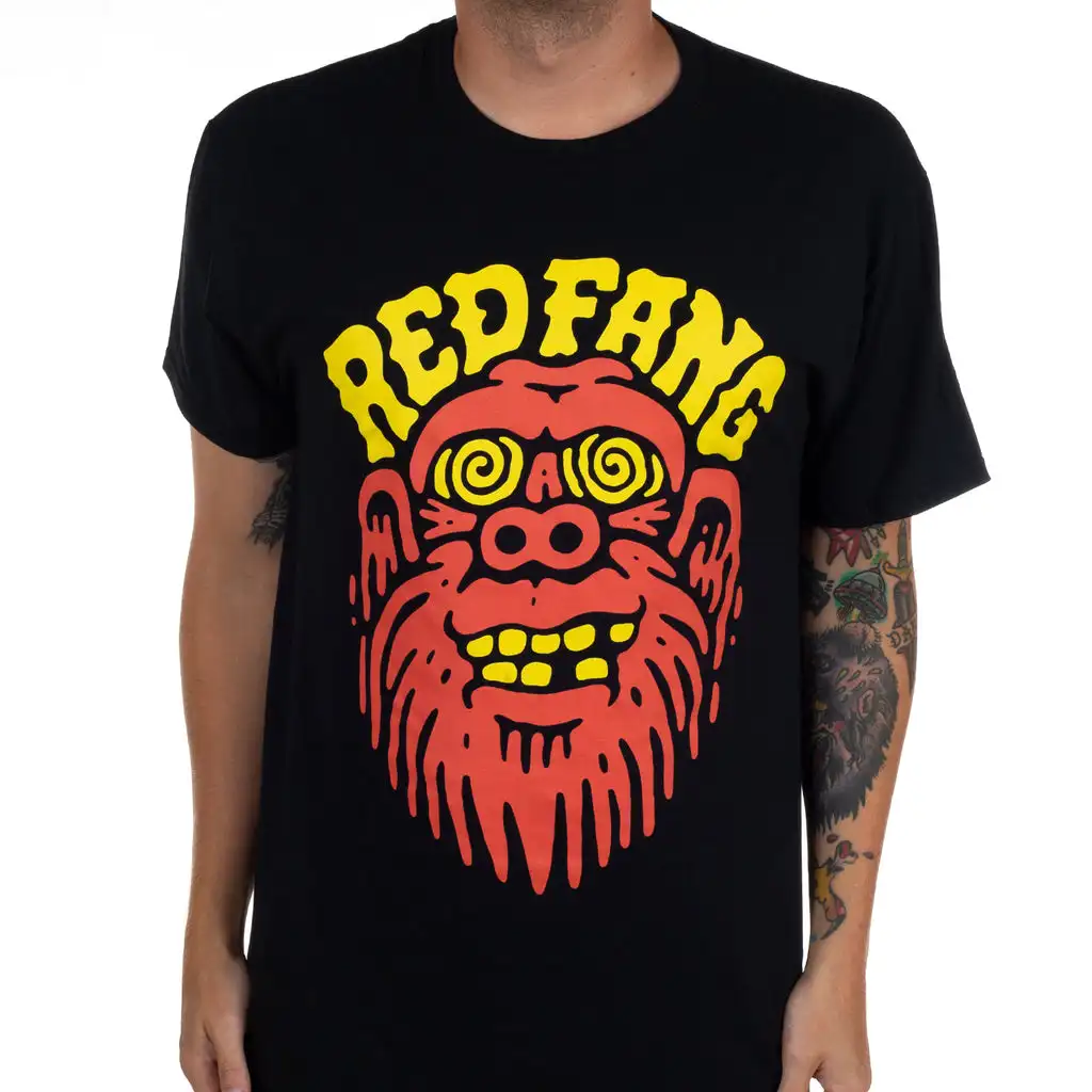 Hot Red Fang Band Graphic Cotton T-shirt Unisex Summer Short Sleeve Fashion Brand Tee Luxury Casual Vintage Tees