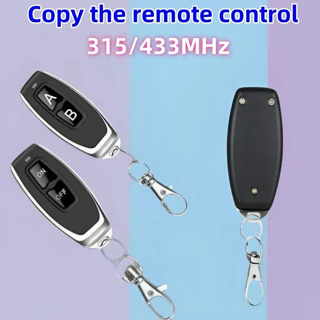 

Universal 433.92/315 MHZ Wireless Clone Switch Cloning Copy 2-button Gate Garage Door Control Duplicator Remote Control Key