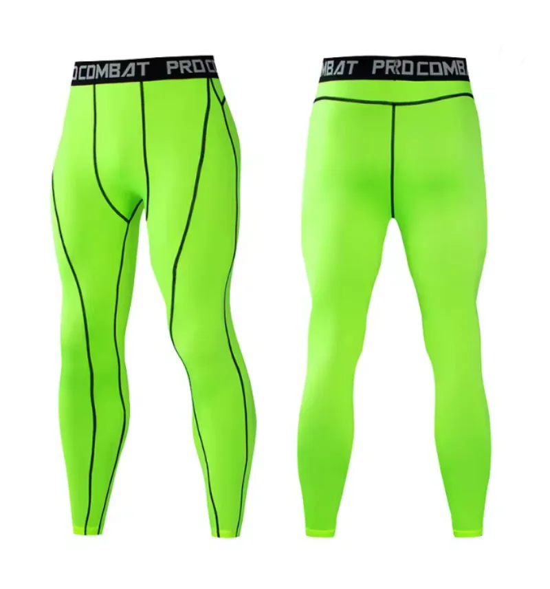2025New Men's Compression Pants Male Tights Leggings For Running Training Sport Fitness Quick Dry Fit Joggings Workout Trousers
