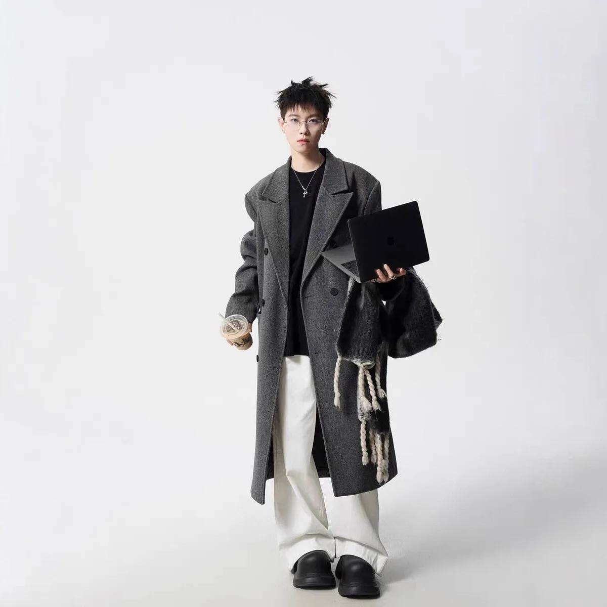 

Wool Blend Overcoat Man Mans Outerwears Jackets Coat Manss Wraps Cloaks Mantles Capes Ponchos Parkas Anoraks Trenches Duffles Bf