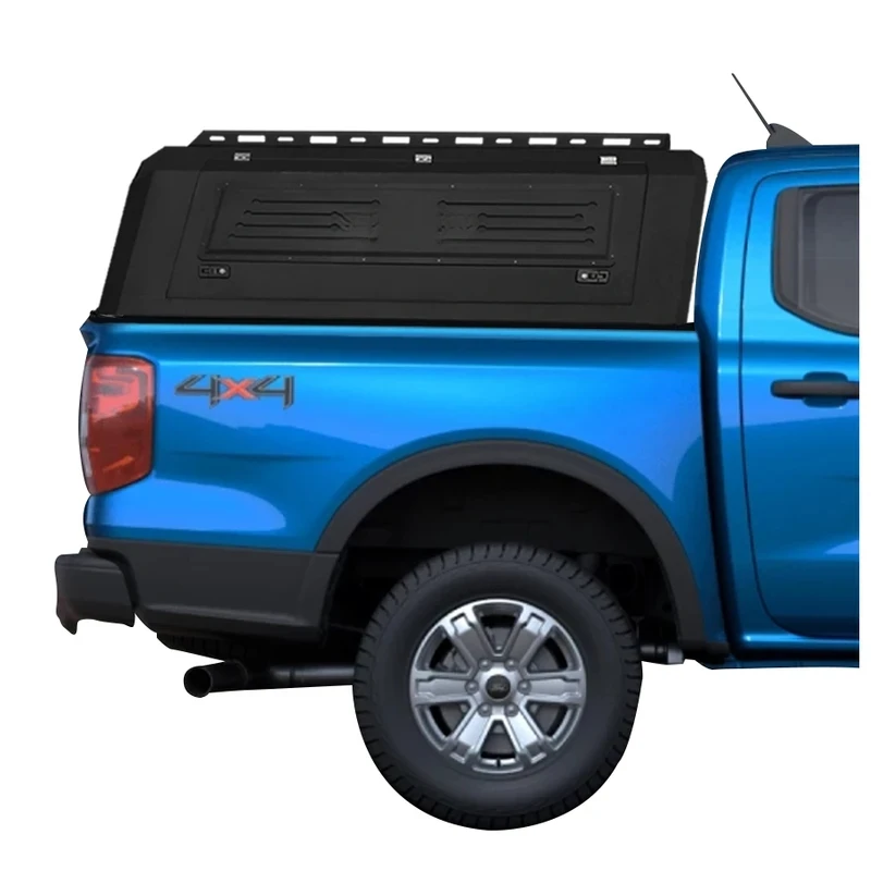 

Legendary Auto Parts Ranger Truck Camper Canopy Hinged Waterproof Aluminum Alloy Hardtop Pickup Canopy with ing Funct