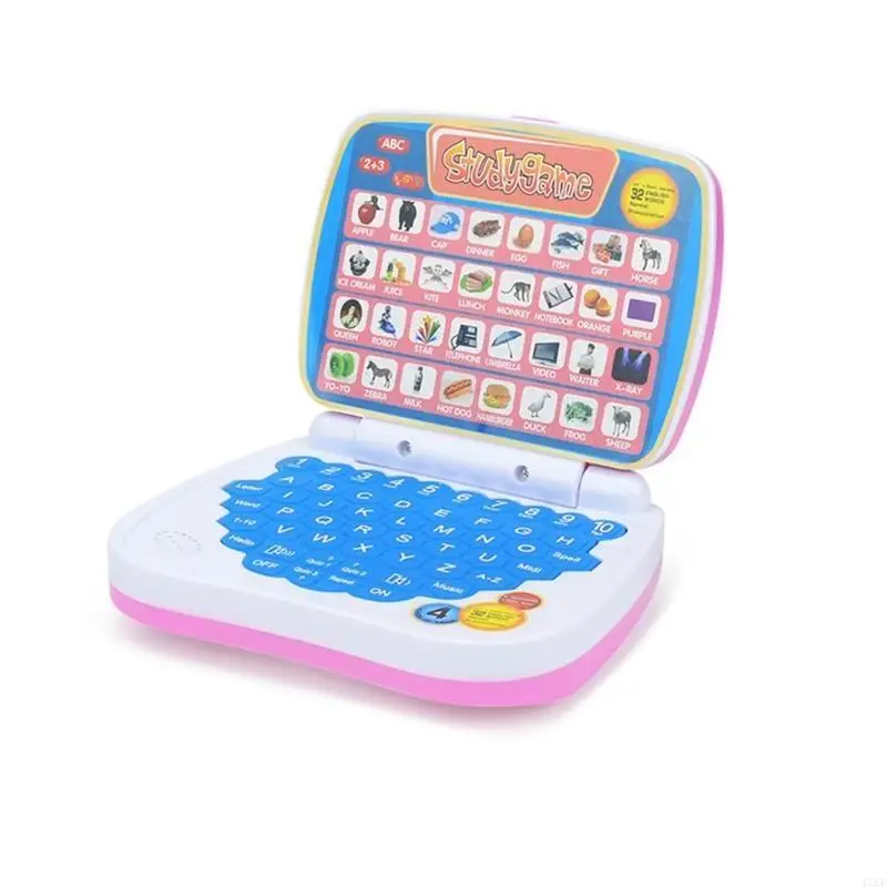 Kids Learning Machine Laptop Toy with Sounds and Music Encourages Letter, Spelling, Number, and Animal Recognition