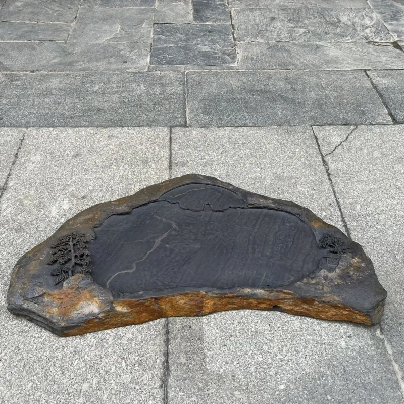 

Boutique Mazi Pit Plum Blossom Pit Purple End Green End Song Pit Natural Rough Stone Household