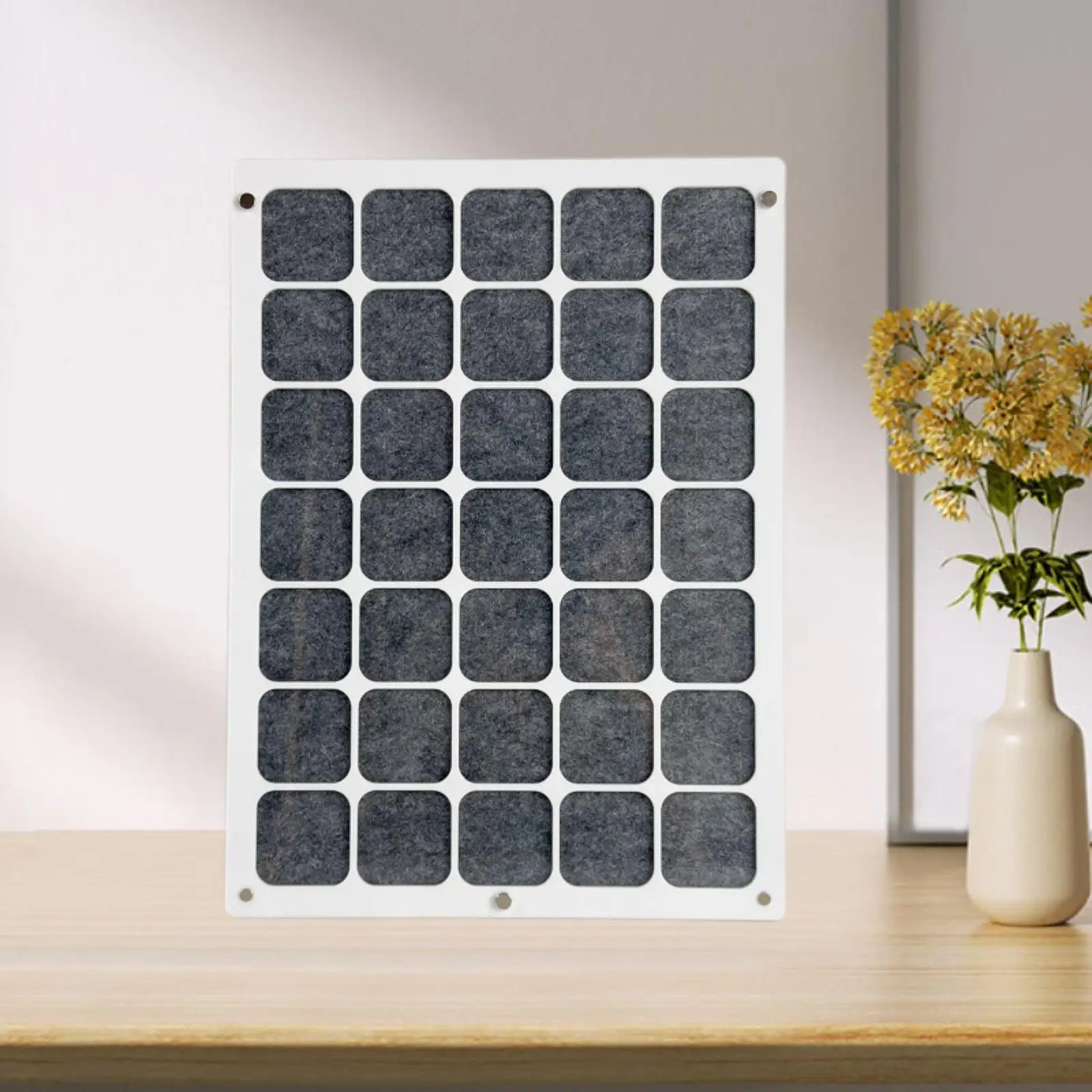 Pin Display Organizer Bingkai Papan Akrilik Bening untuk Lencana, Kancing Manset, Pita Lambang Koleksi Penggemar Pin, Pin Enamel