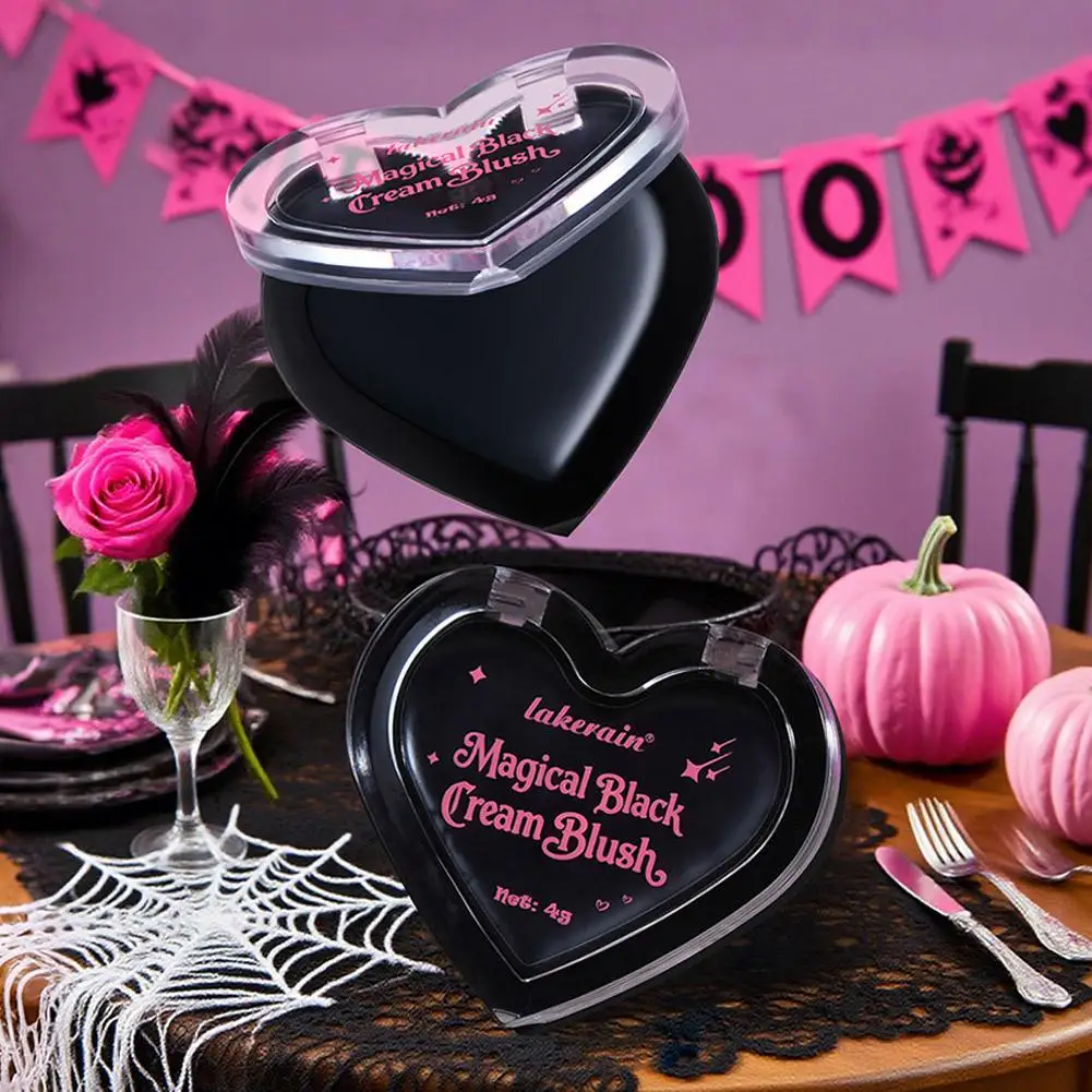 Róż do policzków z efektem gradientu temperatury, kremowy błyszczyk do ust, długotrwały, nawilżający, przezroczysty róż do policzków, zmieniający kolor pudrowy błyszczyk do ust A4C9