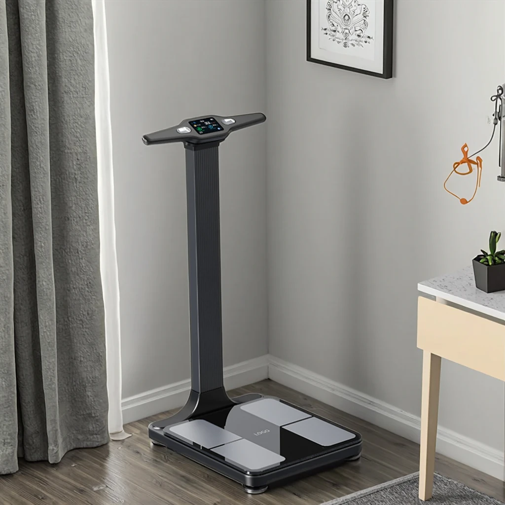 Unique Large Colorful TFT Body Scan Scale Automatic Measurement Smart Digital Scale 180KG BMI Gym Weight Scale With Free APP