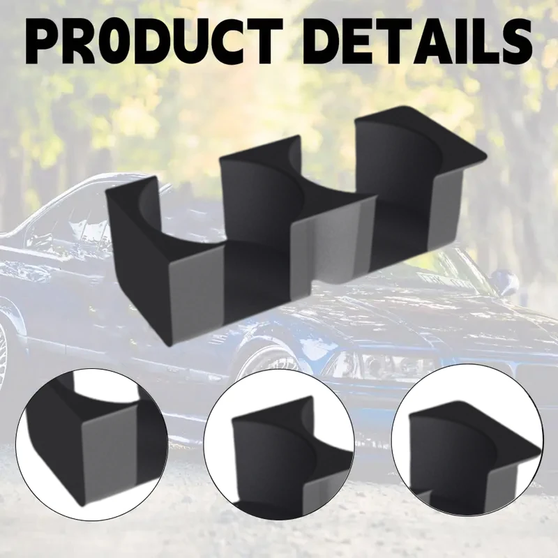 1PCS Double Car Cup Holder for BMW E36 Center Console Dual Beverage Coffee Cup Holder Stable Durable Car Accessory