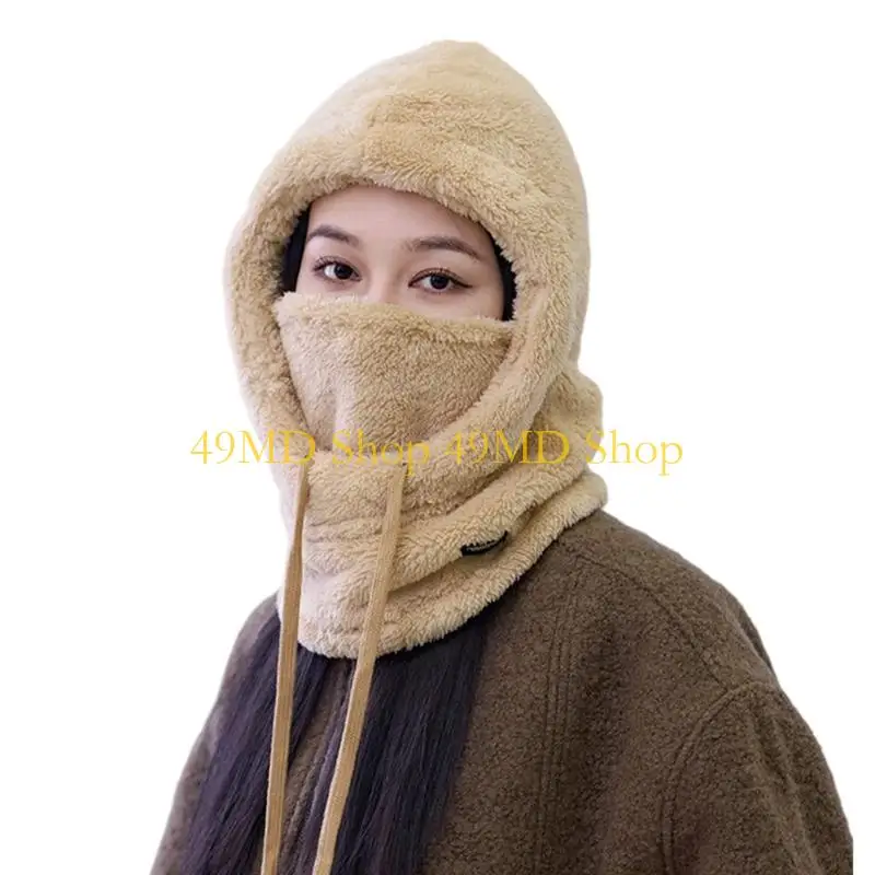 49MD Unisex Warm Trapper Hat Warm Stylish Cap Unisex Cold Weather Windproof Thick Insulate Hat with Earflaps