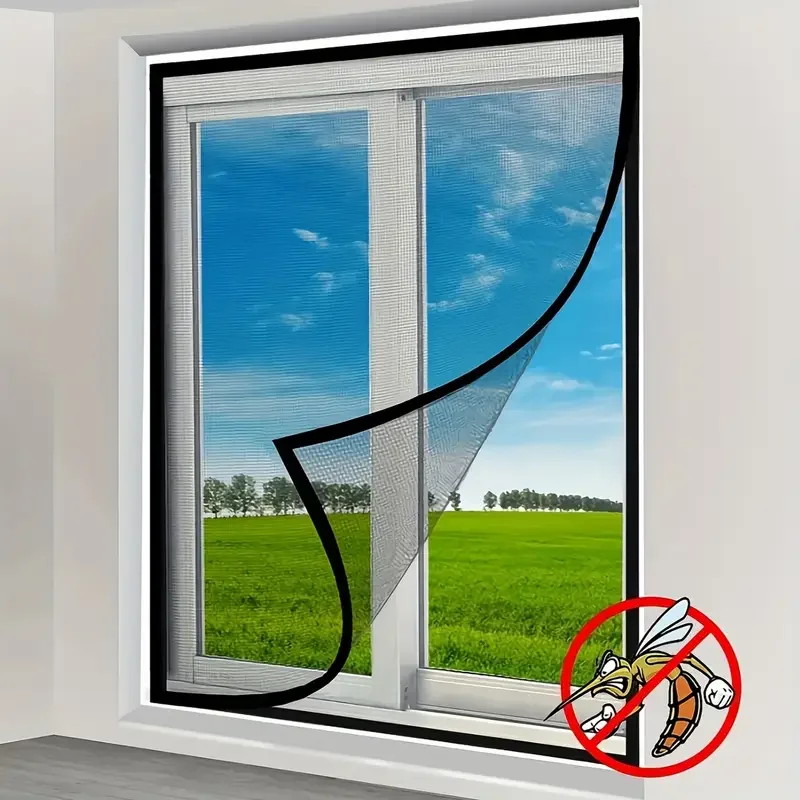 

Indoor Insect Fly Screen Self-Adhesive Mosquito Nets for Window,anti-mosquito Window Screens Reusable Mosquito Nets for Windows