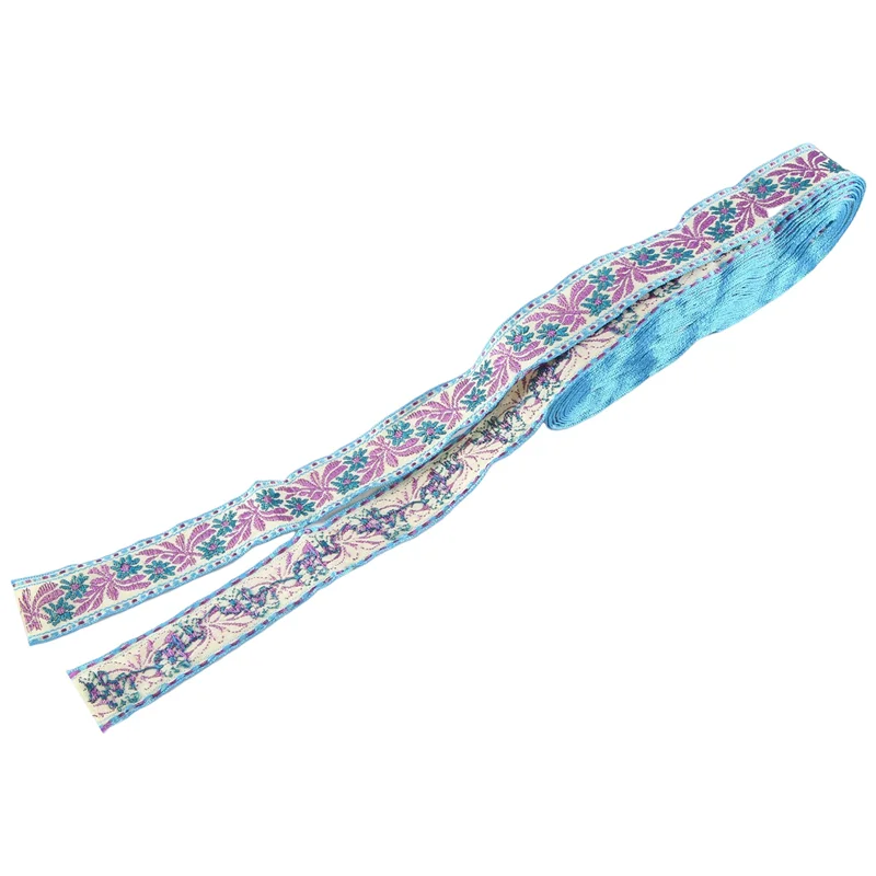 

AB35-цветочный узор, вышитые жаккардовые ленты, тканая кружевная бейка для одежды, сумки, занавески, кружевная ткань, стиль B