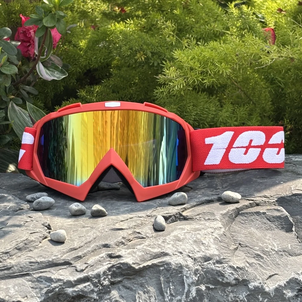 جديد 100 نظارات للدراجات النارية نظارات موتوكروس خوذة MX موتو الترابية دراجة ATV التزلج الرياضة في الهواء الطلق الزجاج سكوتر Googles قناع الدراجات