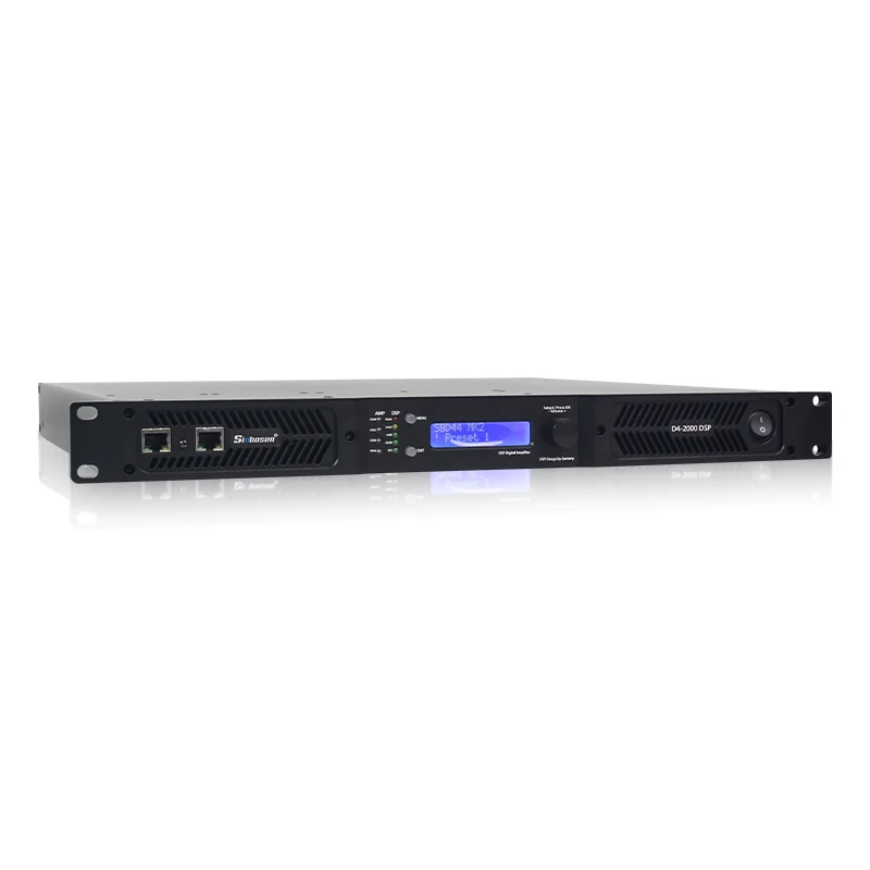 

Sinbosen D4-2000 Dsp Professional Audio Digital 2000w Dsp Class d 1u Power Amplifier 4 Channel
