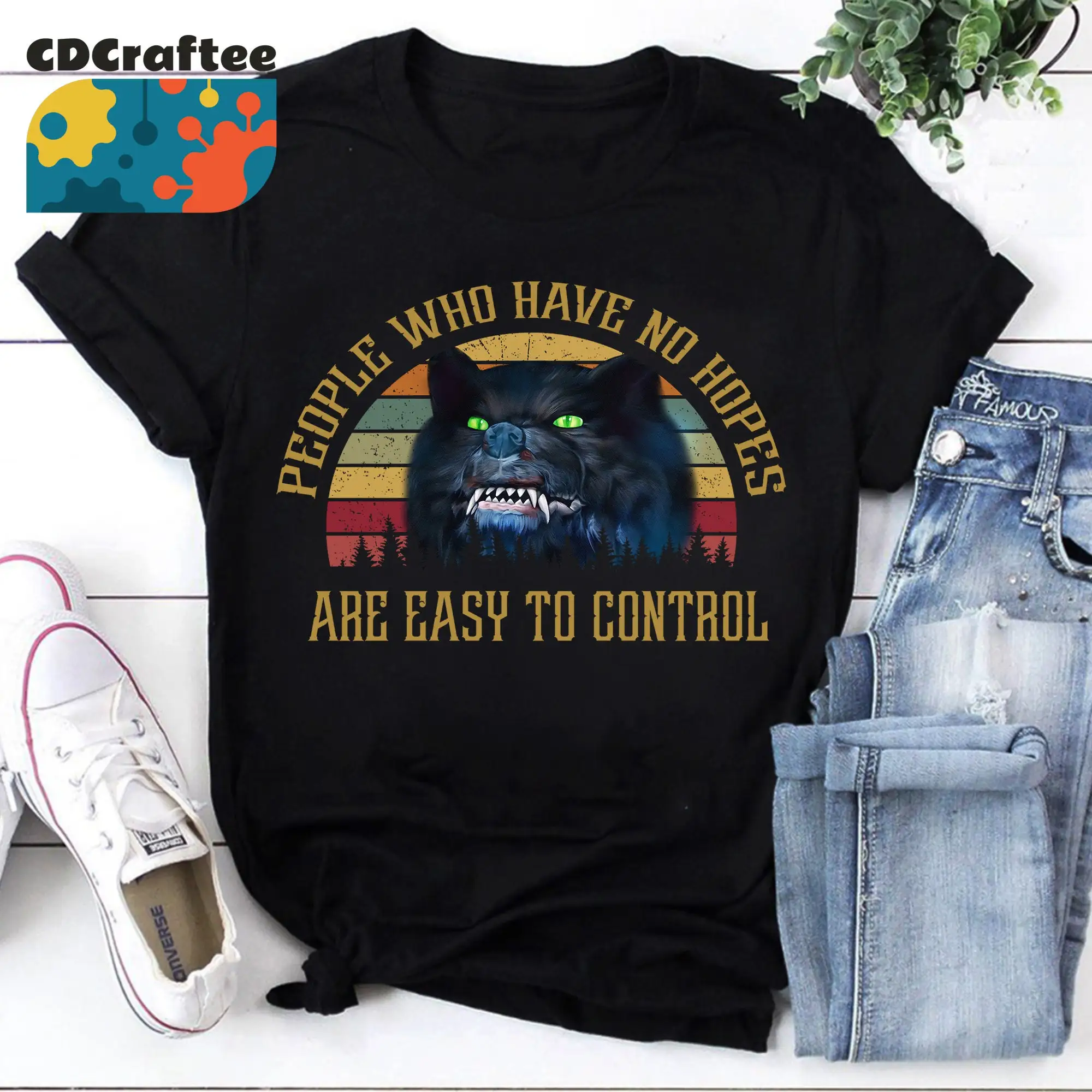 Wolf People Who Have No Hopes Are Easy To Control The NeverEnding Story Vintage T-Shirt,  NeverEnding Story Shirt, Vintage Shirt