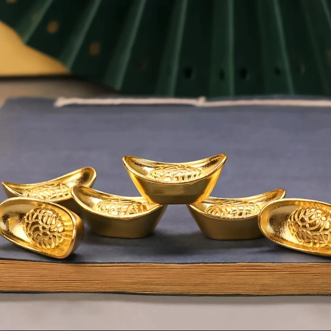 18pcs, 3CM FENG SHUI PRODUCTS Golden Ingot