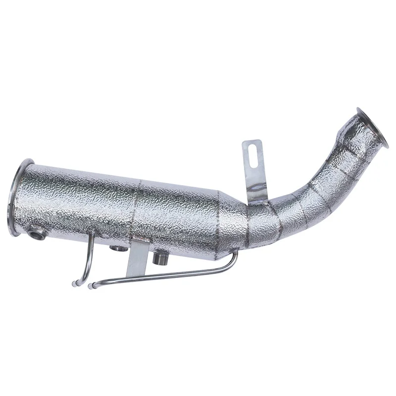 Head Section High flow Pipes Exhaust Pipes branch downpipe Exhaust Pipe with catalyst for Audi A5 2.0  2009-2016 2017