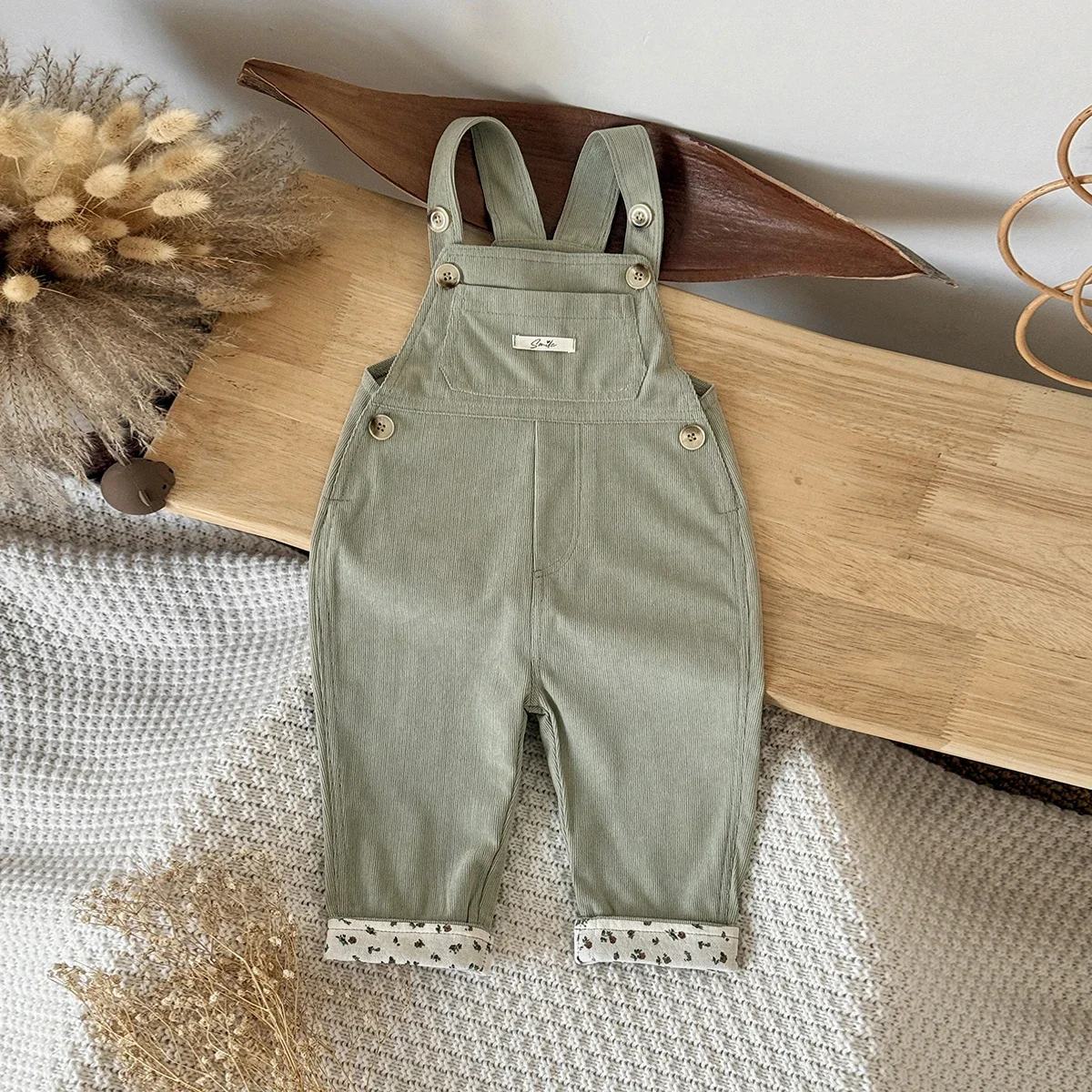 1-3 Years Baby Girl Romper Newborn Infant Sleeveless Floral Pants Legs Knit Overall Jumpsuit Baby Costumes