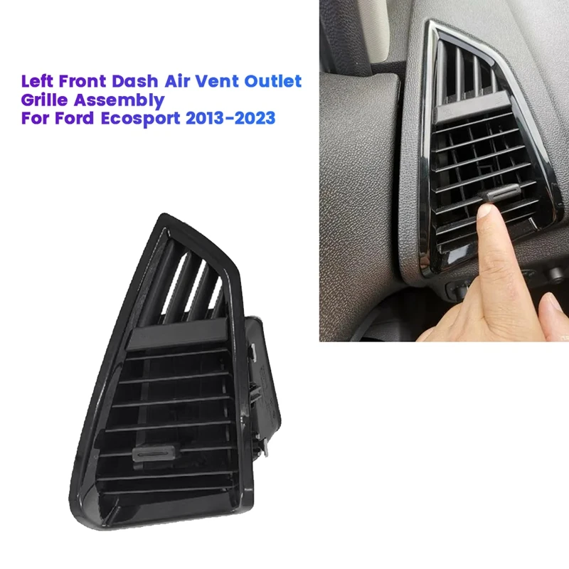 

AU04 -Front Dash Air Conditioning Outlet Grille Assembly For Ford Ecosport 2013-2023 Shutter Vent