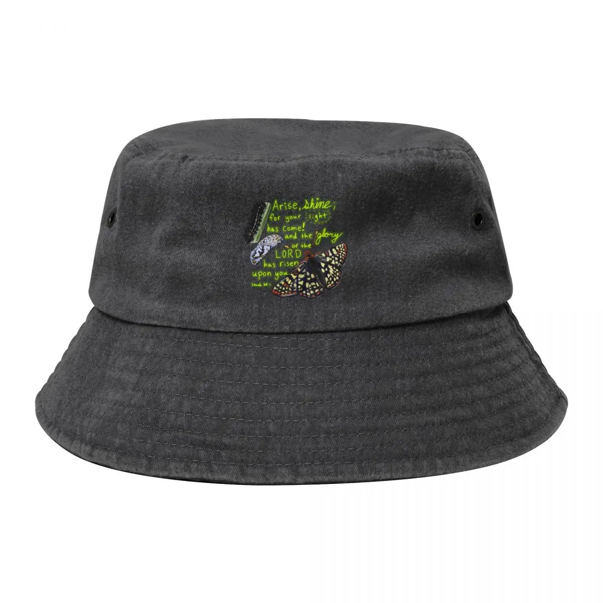 

Chalcedon checkerspot Isaiah 60:1 Bucket Hat Christmas Hat derby hat foam party Thermal Visor Caps For Men Women's