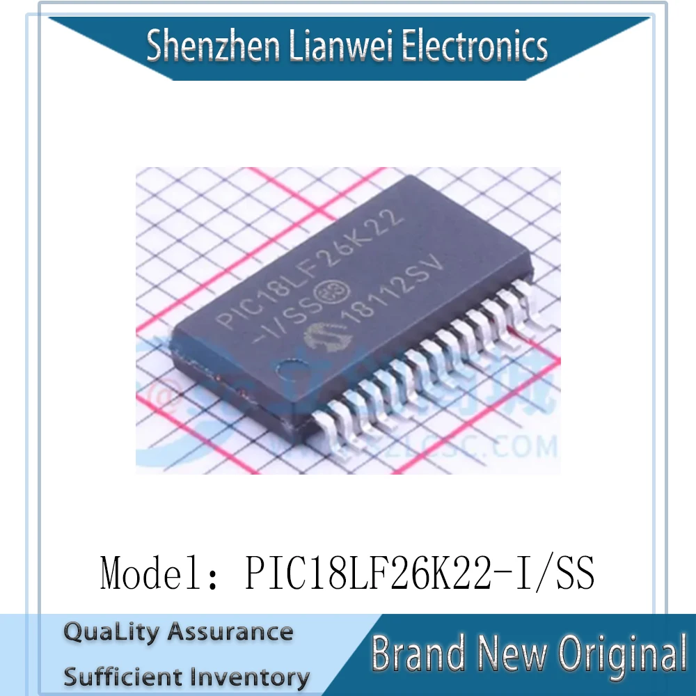 

100% New Original PIC18LF26K22-I/SS PIC18LF26K22 IC MCU Chipset SSOP-28