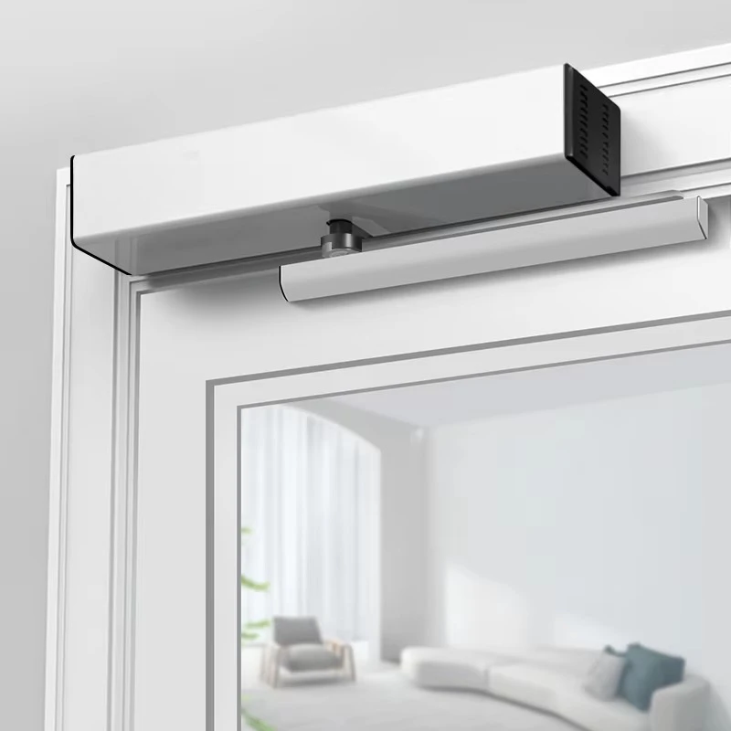 Silent Hydraulic Adjustable Electric Automatic Door Opener Closer Push-Pull Unit for Hotel Use 55-100kg Capacity 90