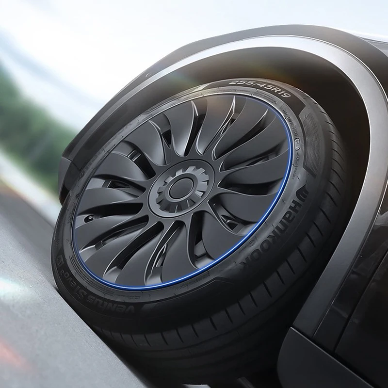 VASTZ 4 pezzi per TESLA Model Y copertura completa copriruota coprimozzo 19 pollici Hubcaps accessori di ricambio per automobili 2022 2023 2024