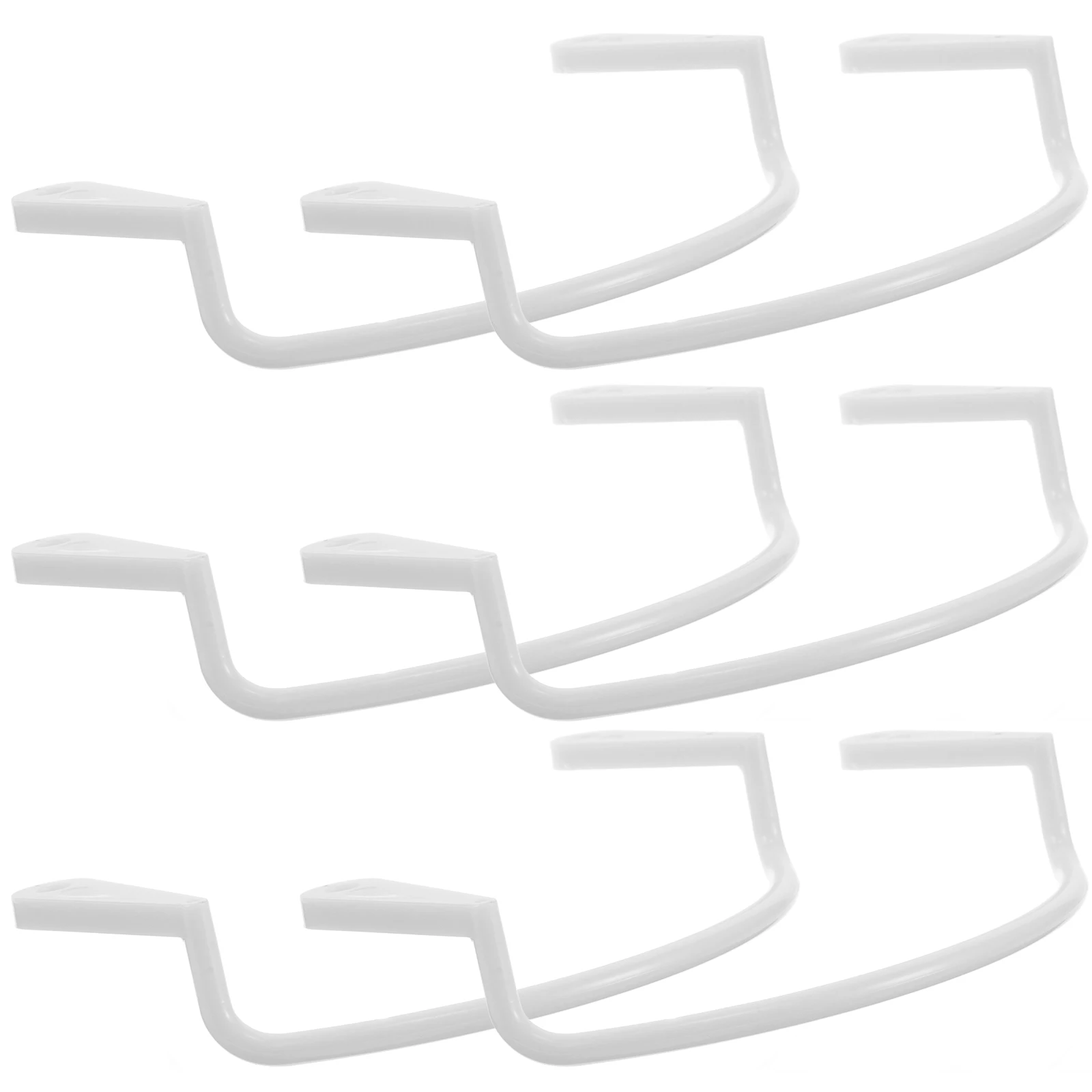 

6pcs Pool Table Accessories Billiard Kit Sturdy Mesh Bag Holder White Drop Bracket Fixator Support Frame Compatible