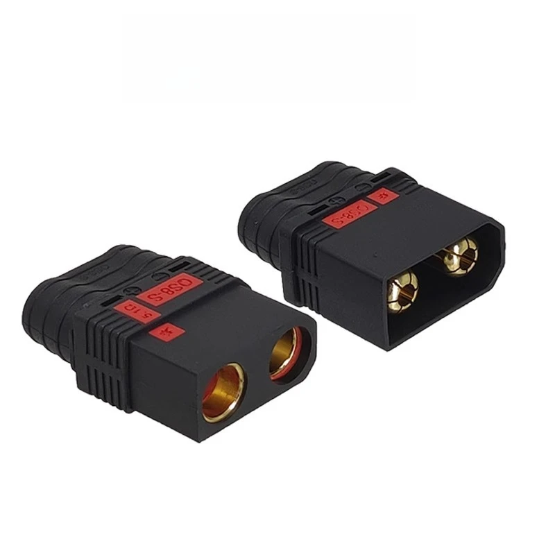 QS8-S Heavy Duty Battery Connector Anti-Spark Gold Connector Large Power Plug for RC Plant protection drone Car Model